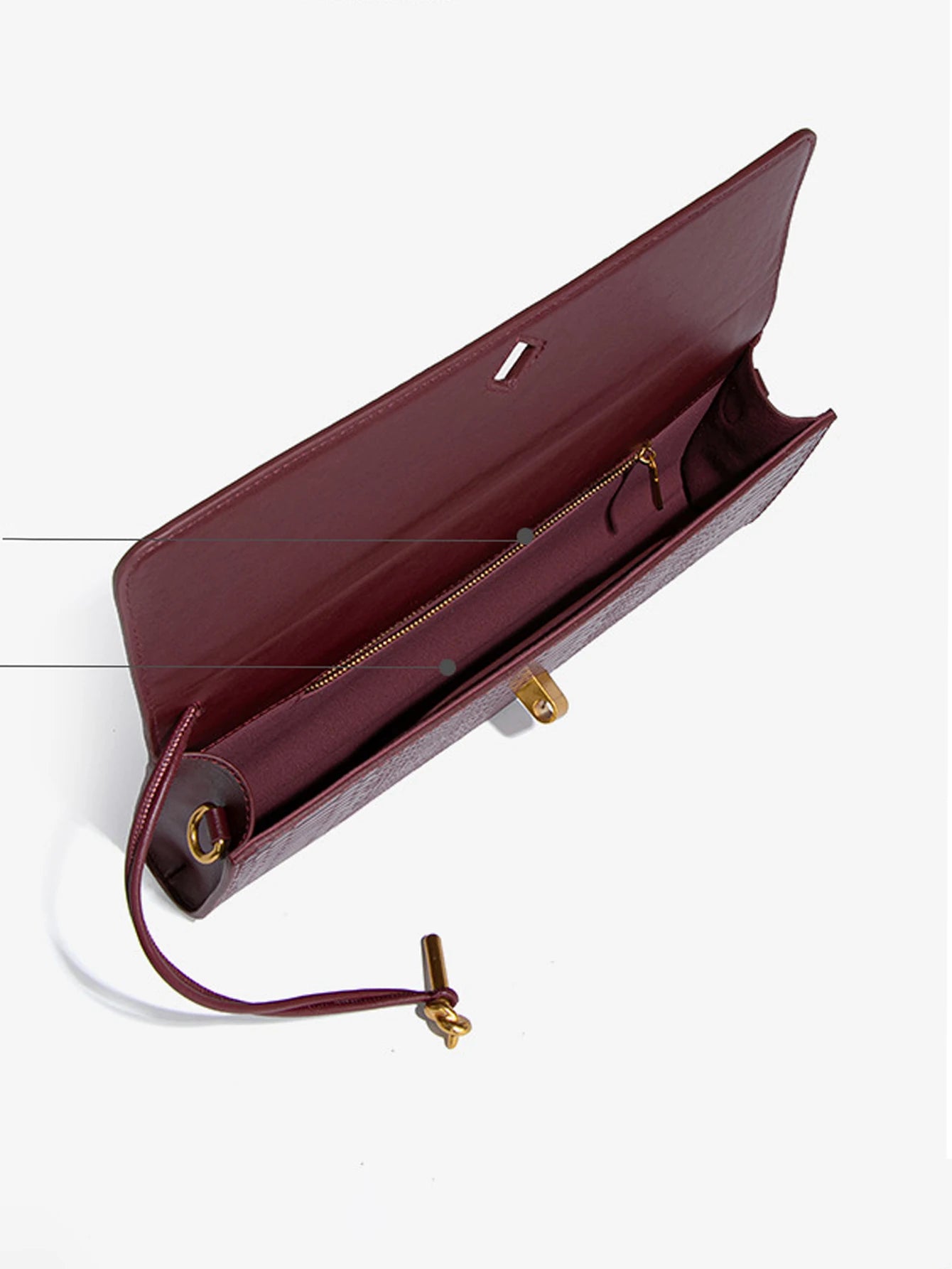 Savra Linear Clutch Bag